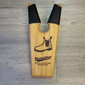 Blundstone Boot Jack - Natural Wood with Black Tips